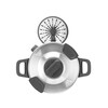 Warme dranken ketel dubbelwandig  HENDI    60 kopjes in 40 min.  9L  230V/1500W  340x315x H 430mm