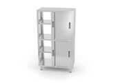 Doorgangskast met tussenschot en schuifdeuren   geschroefd  HENDI  Kitchen Line  800x500x H 1800mm