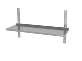 Verstelbare enkele wandplank met 2 beugels  HENDI  1200x300x H 600mm