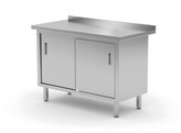 Wandtafelkast met schuifdeuren - gelast  HENDI  Profi Line  1000x600x H 850mm