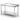 Table murale avec etagere   vissee  profondeur 600 mm  HENDI  Profi Line  1400x600x H 850mm