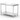 Table centrale avec etagere   vissee  profondeur 600 mm  HENDI  Profi Line  1200x600x H 850mm