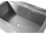 Table avec evier simple   soudee  HENDI  Profi Line  1000x600x H 850mm