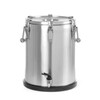 Geisoleerde draagbare container   met kraan  HENDI  Profi Line  15L  Zilver   330x H 280mm