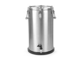 Geisoleerde draagbare container   met kraan  HENDI  Profi Line  15L  Zilver   330x H 280mm