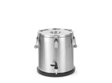 Geisoleerde draagbare container   met kraan  HENDI  Profi Line  20L  Zilver   330x H 360mm