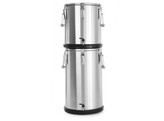 Geisoleerde draagbare container   met kraan  HENDI  Profi Line  20L  Zilver   330x H 360mm