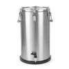 Geisoleerde draagbare container   met kraan  HENDI  Profi Line  50L  Zilver   480x H 380mm
