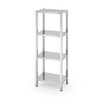 Rack de stockage avec 4 etageres pleines   visse  HENDI  Kitchen Line  1000x500x H 1800mm
