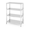Rack de stockage avec 4 etageres pleines   visse  HENDI  Kitchen Line  1200x600x H 1800mm