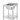 Table d evier avec etagere   vissee  profondeur 600 mm  HENDI  Profi Line  Centre  600x600x H 850mm