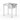Table d evier avec etagere   vissee  profondeur 600 mm  HENDI  Profi Line  Cote droit  800x600x H 850mm