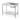 Table d evier avec etagere   vissee  profondeur 600 mm  HENDI  Profi Line  cote droit  1000x600x H 850mm