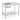 Table d evier avec etagere   vissee  profondeur 600 mm  HENDI  Profi Line  cote gauche  1000x600x H 850mm