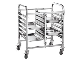 Dubbele regaalwagen - 12 x GN 1/1  HENDI  810x610x H 960mm