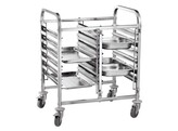 Dubbele regaalwagen - 12 x GN 1/1  HENDI  810x610x H 960mm