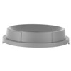 Couvercle avec ouverture pour poubelle ronde  AmerBox  s installe sur 691038  Gris clair   570x H 135mm
