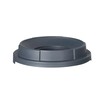 Couvercle avec ouverture pour poubelle ronde  AmerBox  s installe sur 691038  Gris clair   570x H 135mm