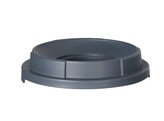 Couvercle avec ouverture pour poubelle ronde  AmerBox  s installe sur 691038  Gris clair   570x H 135mm