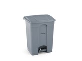 Poubelle a pedale  AmerBox  68L  Gris clair  490x410x H 660mm