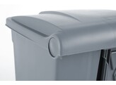 Poubelle a pedale  AmerBox  68L  Gris clair  490x410x H 660mm