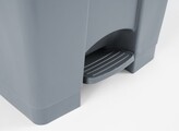 Poubelle a pedale  AmerBox  68L  Gris clair  490x410x H 660mm