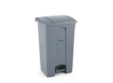 Poubelle a pedale  AmerBox  68L  Gris clair  490x410x H 660mm