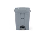 Poubelle a pedale  AmerBox  68L  Gris clair  490x410x H 660mm