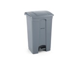 Poubelle a pedale  AmerBox  68L  Gris clair  490x410x H 660mm