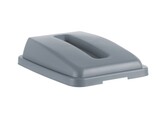 Deksel met opening voor 60L rechthoekige container  HENDI  Lichtgrijs  660x470x H 30mm