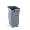 Smalle afvalbak  AmerBox  60L  Lichtgrijs  455x315x H 580mm