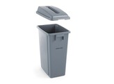 Smalle afvalbak  AmerBox  60L  Lichtgrijs  455x315x H 580mm