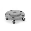 Trolley pour poubelle ronde  AmerBox  s installe sur 691038  Gris clair   455x H 165mm