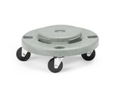 Trolley pour poubelle ronde  AmerBox  s installe sur 691403   400x H 165mm