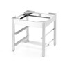 Pietement pour lave-verre 40x40  HENDI  470x500x H 500mm