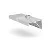 Hotte aspirante murale  inclinee  HENDI  Profi Line  sans eclairage  1200x700x H 450mm