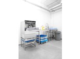 Vaatwasser 50x50 - elektronische bediening  HENDI  Kitchen Line  400V/6600W  570x600x H 830mm
