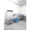 Vaatwasser 50x50 - elektronische bediening  HENDI  Kitchen Line  400V/6600W  570x600x H 830mm