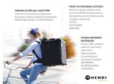 Sac a dos isotherme transport alimentaire  HENDI  75 2L  Noir  410x410x H 480mm