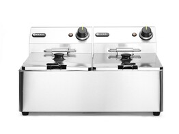 Friteuse Kitchen Line - 2x 6L  HENDI  Kitchen Line  12L  230V/6600W  550x430x H 305mm