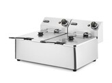 Friteuse Kitchen Line - 2x 6L  HENDI  Kitchen Line  12L  230V/6600W  550x430x H 305mm