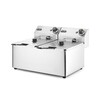 Friteuse Kitchen Line - 2x 8L  HENDI  Kitchen Line  16L  230V/7000W  542x430x H 351mm