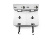 Friteuse Kitchen Line - 2x 8L  HENDI  Kitchen Line  16L  230V/7000W  542x430x H 351mm