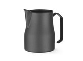 Pot a lait noir mat avec bec verseur en forme V  HENDI  0 7L  Noir   84x H 130mm