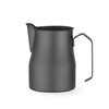 Pot a lait noir mat avec bec verseur en forme V  HENDI  0 7L  Noir   84x H 130mm