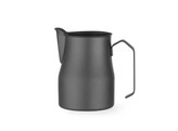 Pot a lait noir mat avec bec verseur en forme V  HENDI  0 7L  Noir   84x H 130mm