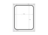 Traysealer matrix  HENDI  2x container 178x113 mm