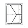Traysealer matrix  HENDI  Driedelige container 227x178 mm
