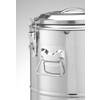 Geisoleerde draagbare container  HENDI  Kitchen Line  19L  Zilver   350x H 400mm