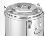 Geisoleerde draagbare container  HENDI  Kitchen Line  23L  Zilver   350x H 440mm